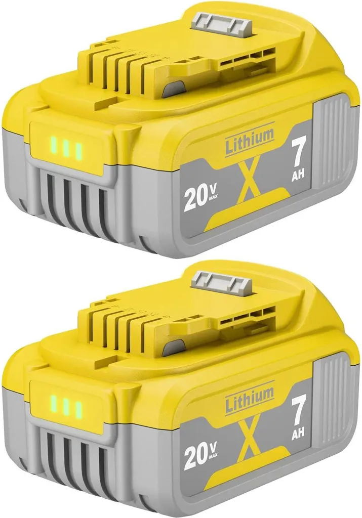 Batterie 20V 7000 mAh pour Travaux Intensifs et Usage Prolongé Coloris Gris