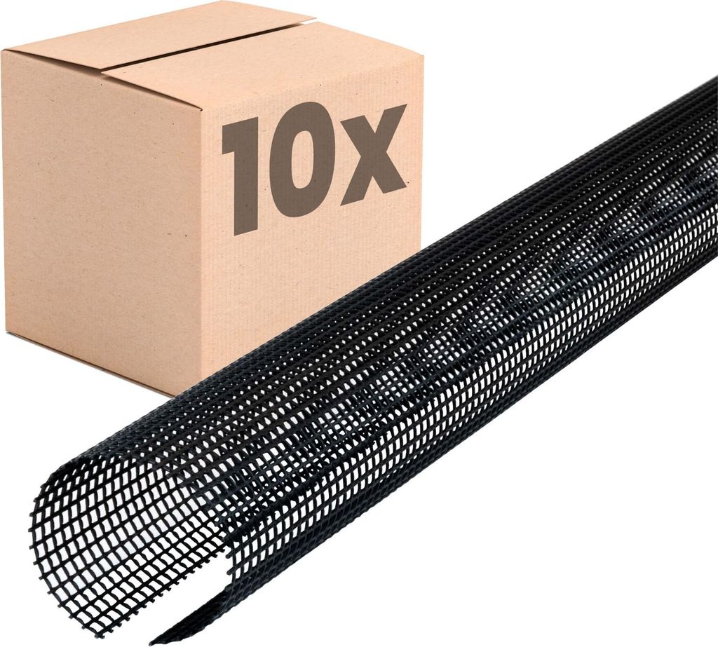 INEFA 10x Laubschutzgitter Dachrinnen Laubschutz, PVC Produktbild