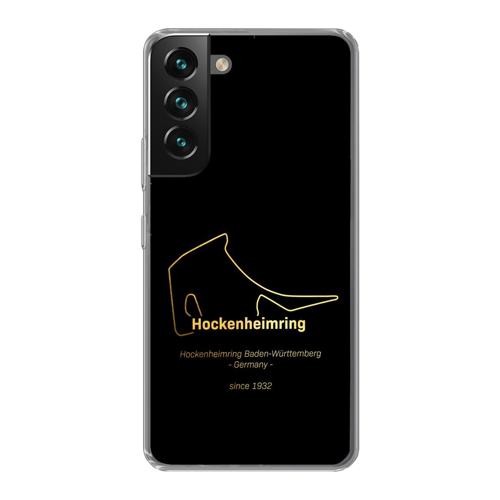 MuchoWow Handyhülle Schutzhülle Hülle für Samsung Galaxy S22 Plus Deutschland - Formel 1 - Rennstrecke Silikon Softcase Handy Hülle - Schutz...