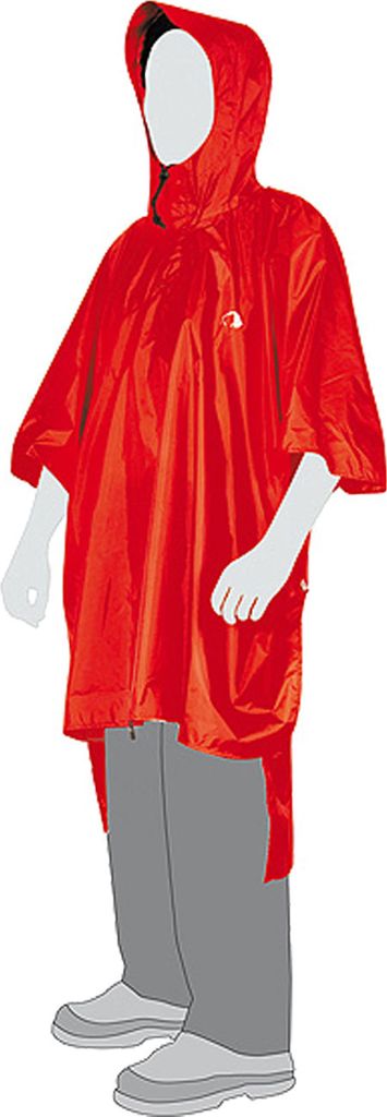 Tatonka Poncho 1 (XS-S), Farbe:red