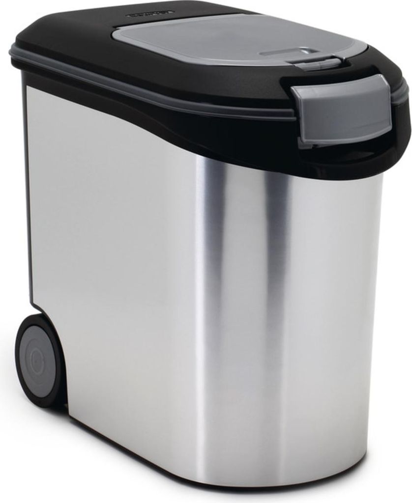 Hundefutter-Behälter aus Metall Curver Silberfarben Polypropylen 35 L 12 kg
