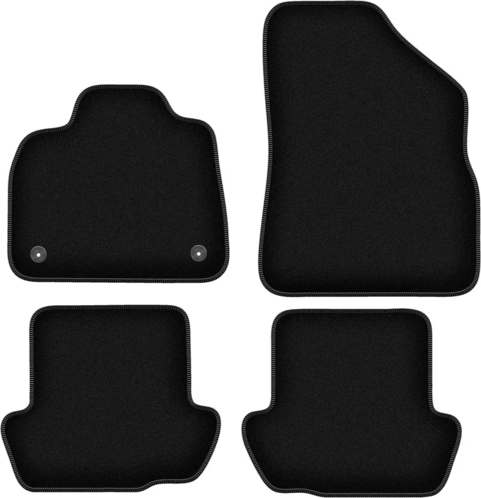 Tappetini Performance per Citroen DS5 - Velluto Tecnico Nero 4 Pezzi