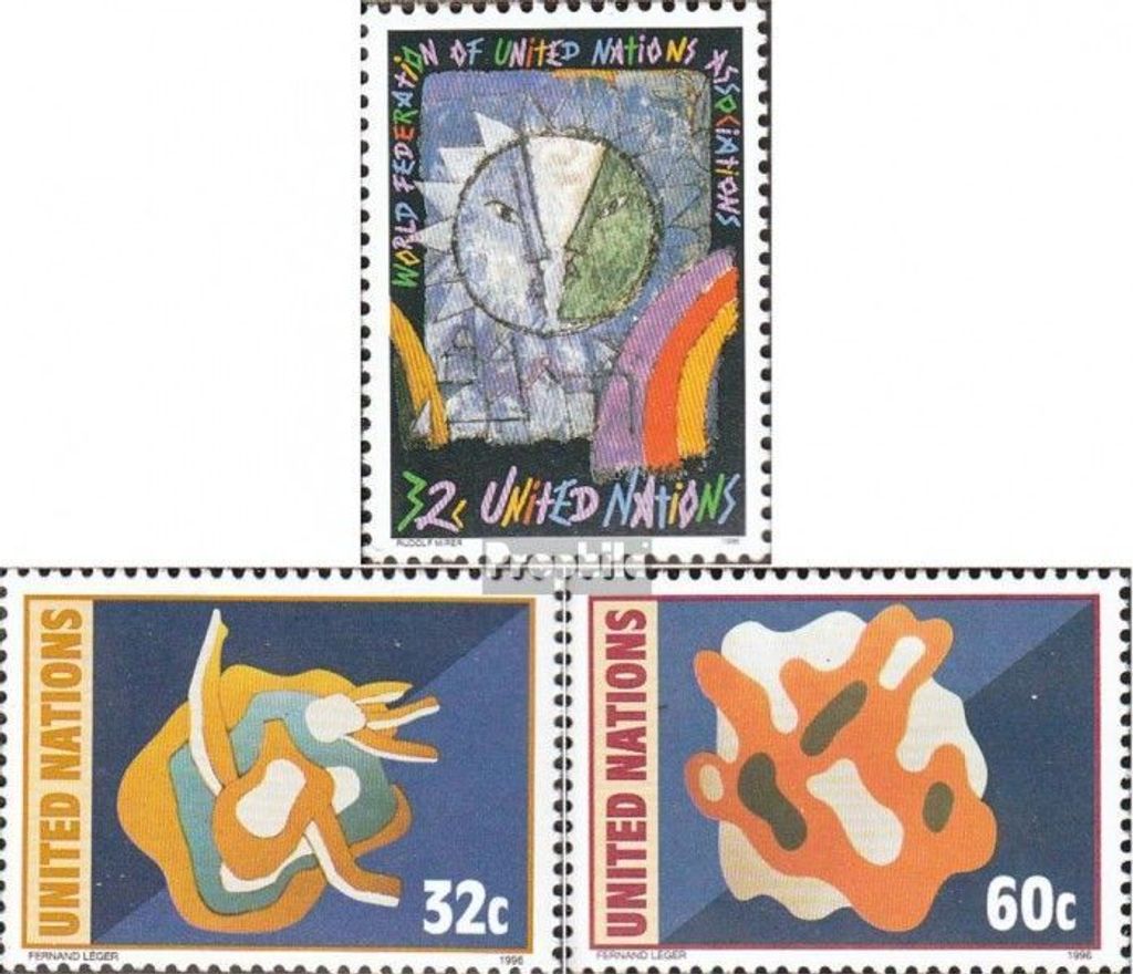 Briefmarken UNO - New York 1996 Mi 704,705-706 (kompl.Ausg.) postfrisch WFUNA