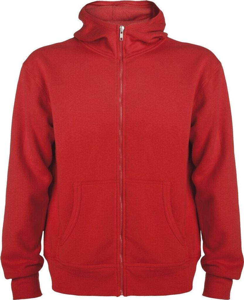 Roly - "Montblanc" Hoodie mit durchgehendem Reißverschluss für Herren/Damen Uni PF4276 (XXL) (Rot)