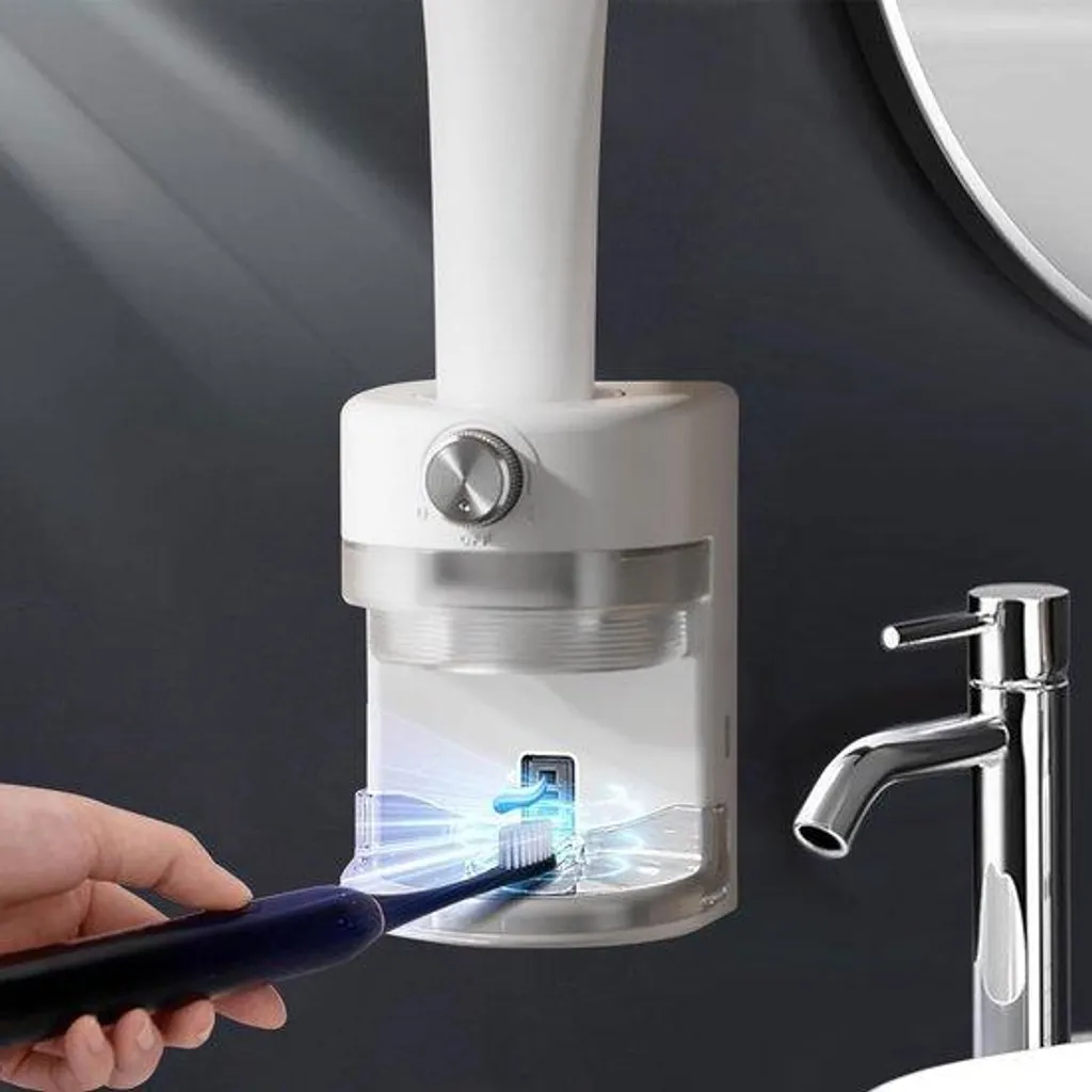 Distributeur de dentifrice électrique pour enfants et adultes blanc
