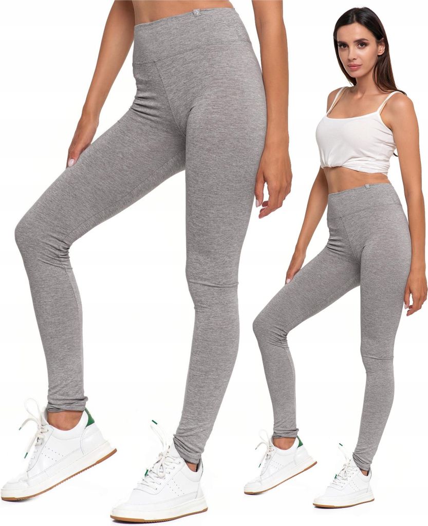 Damen Leggings Klassisch Glatt Blickdicht Hohe Taille MORAJ Produktbild 