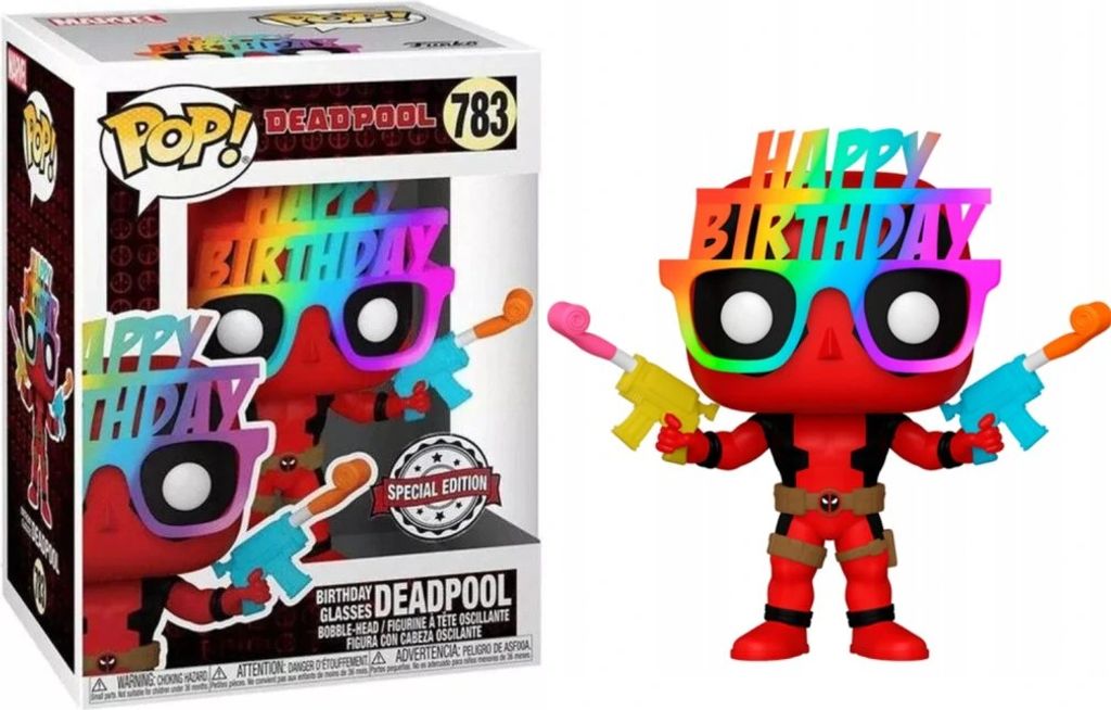 Deadpool - Verjaardagsbril Deadpool 783 Special Edition - Productafbeelding 