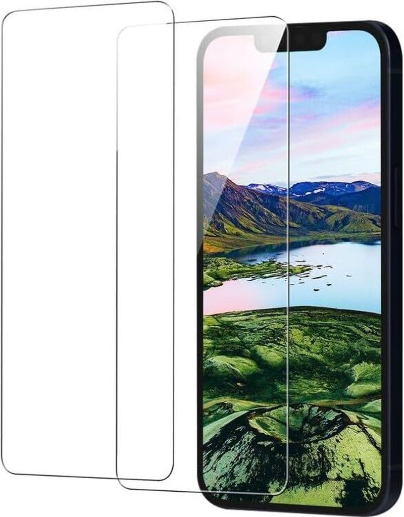 2 Stück 9H Panzerglas für Apple iPhone 15 Plus Display Schutzglas HD Bildschirm Schutzfolie