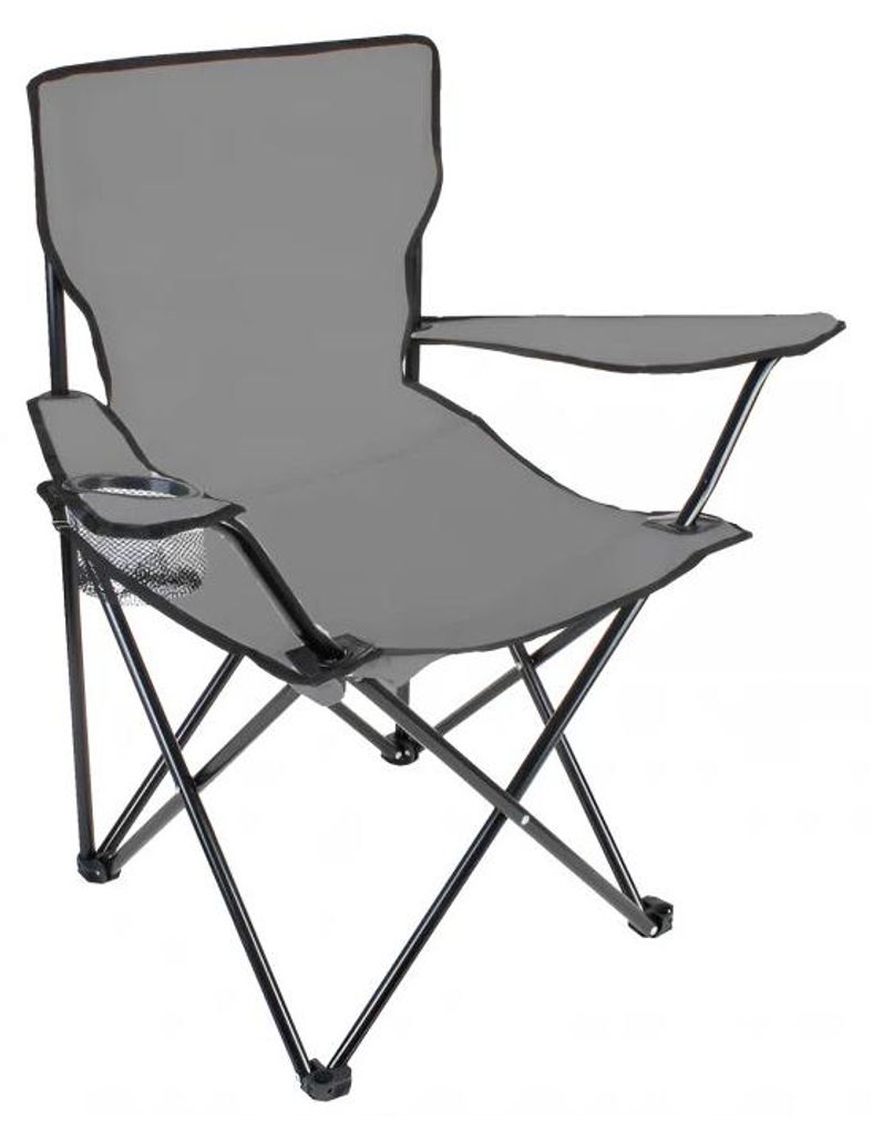 TRIZAND 23675 Fischerstuhl grau Produktbild 
