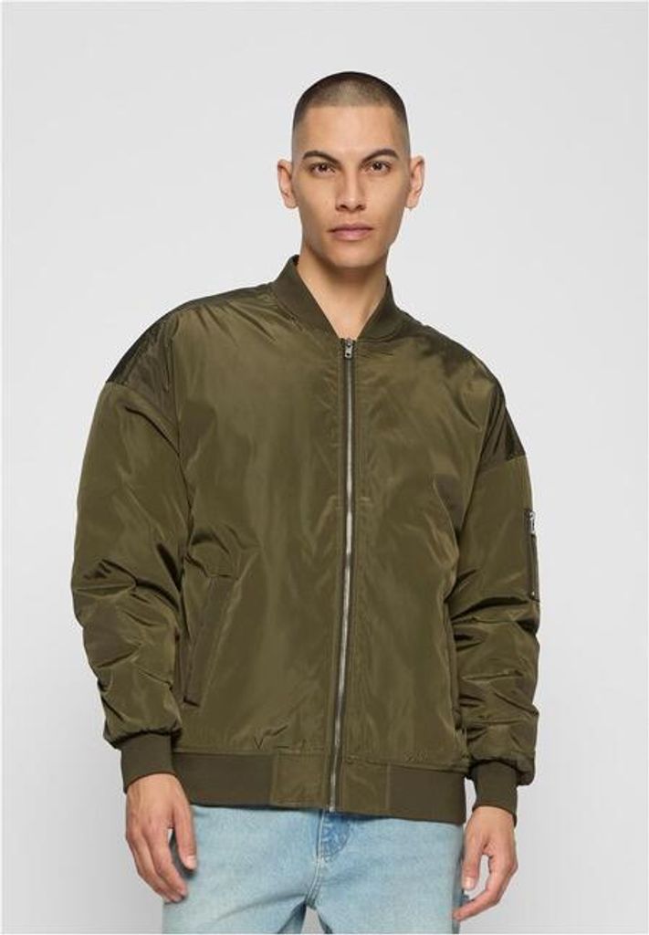 Urban Classics - Bomber OVERSIZED oliva scuro - S Immagine del prodotto 