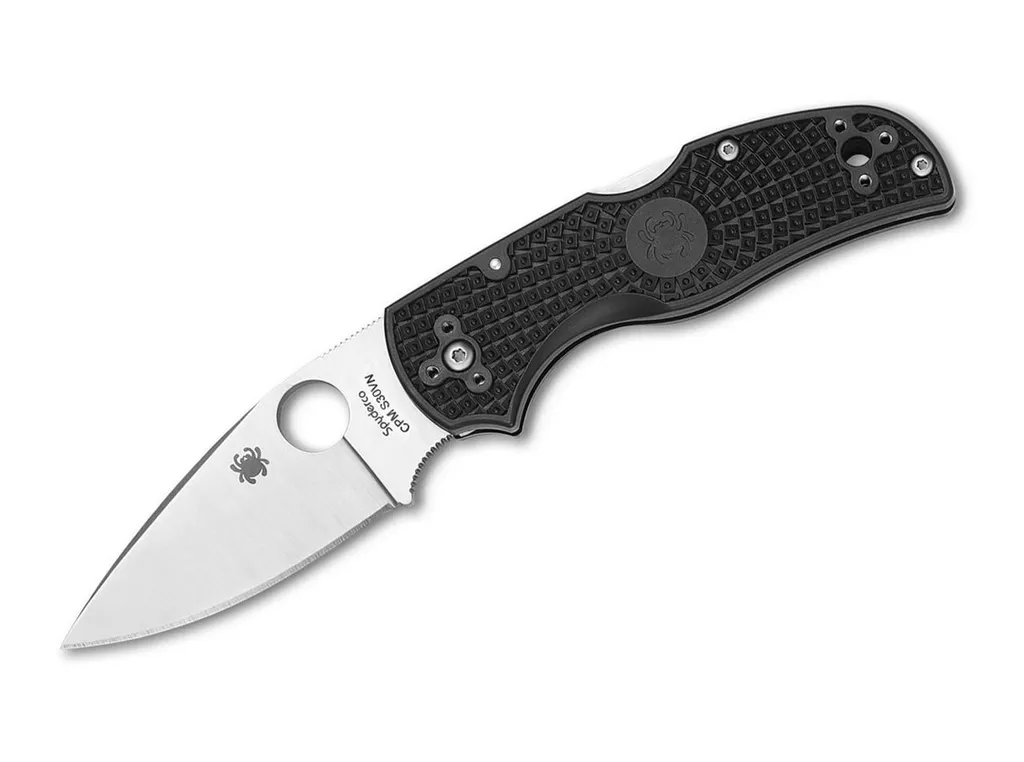 Couteau de poche Spyderco Native 5 Lightweight Noir anti dérapant