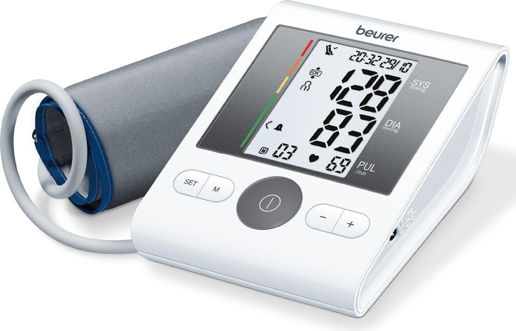 BEURER Blutdruckmessgerät f. Oberarm 4x30 Speicher LCD ws Produktbild 