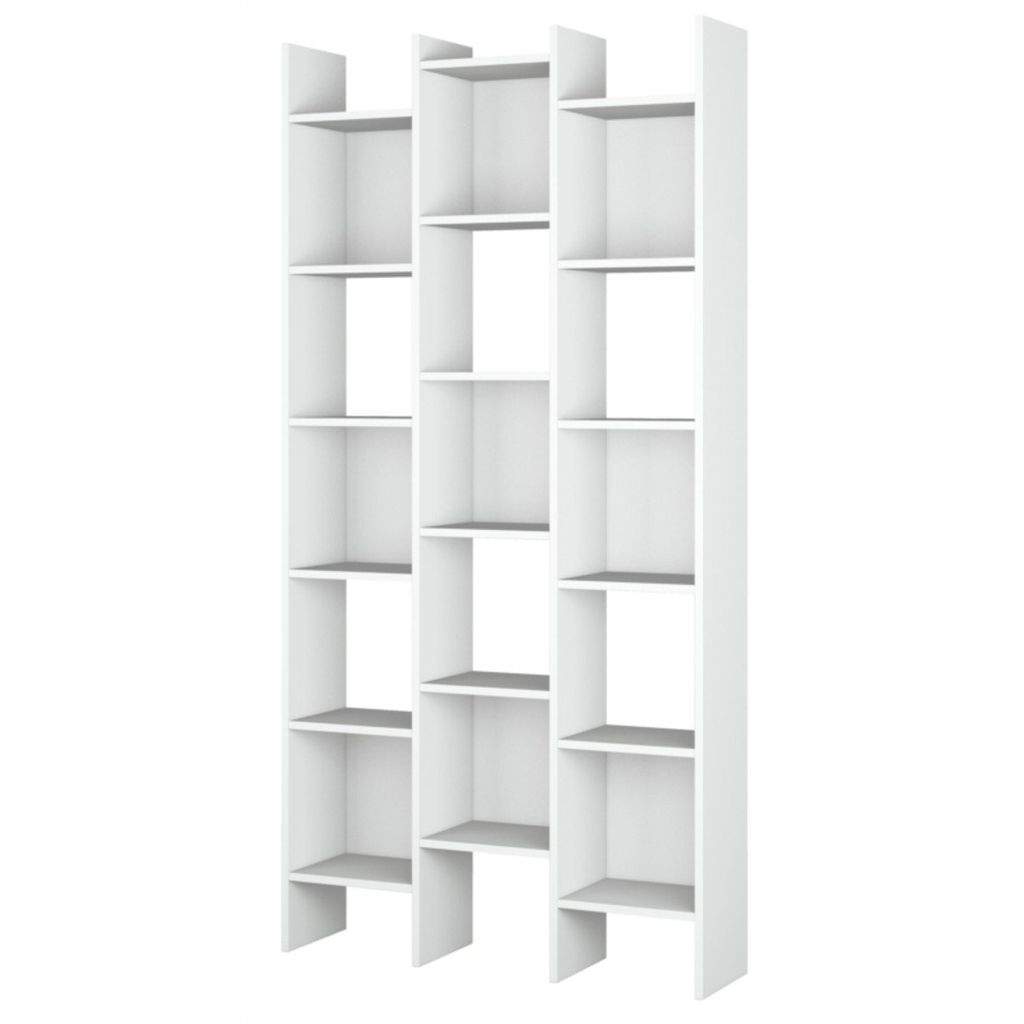 Regal - Bibliothek Weiß 29x96x192h cm
