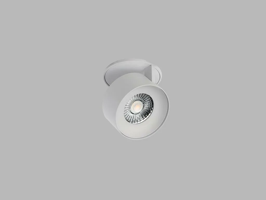 Luminaire encastrable plafond LED KLIP blanc 11W inclinable modulable
