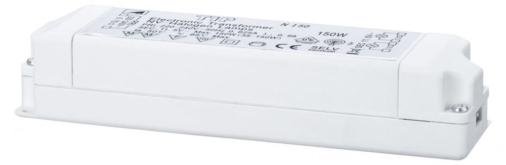 TIP VDE Elektroniktrafo 35-150W 230/12V 150VA Weiß Produktbild 