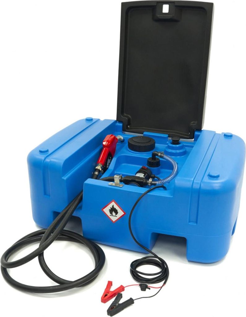 Mobile Tankanlage Dieselpumpe 200L Dieseltank 40l/min 12V Klemme Tankstation