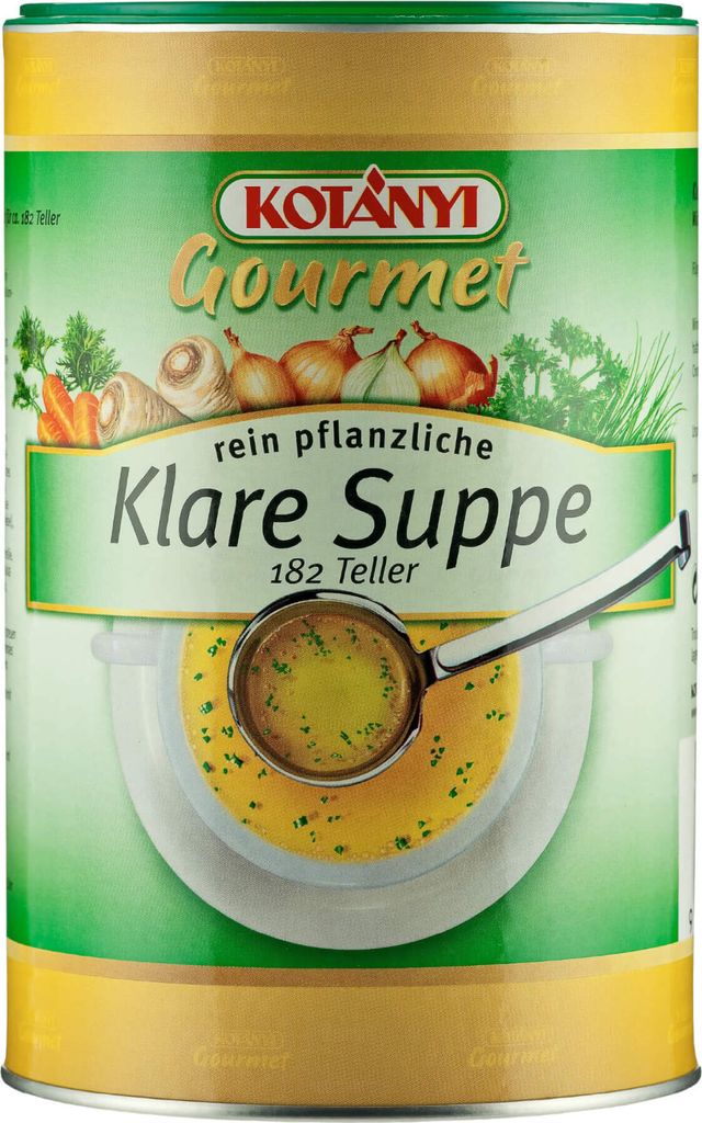 Klare Suppe pflanzlich 1000g von Kotanyi Produktbild 