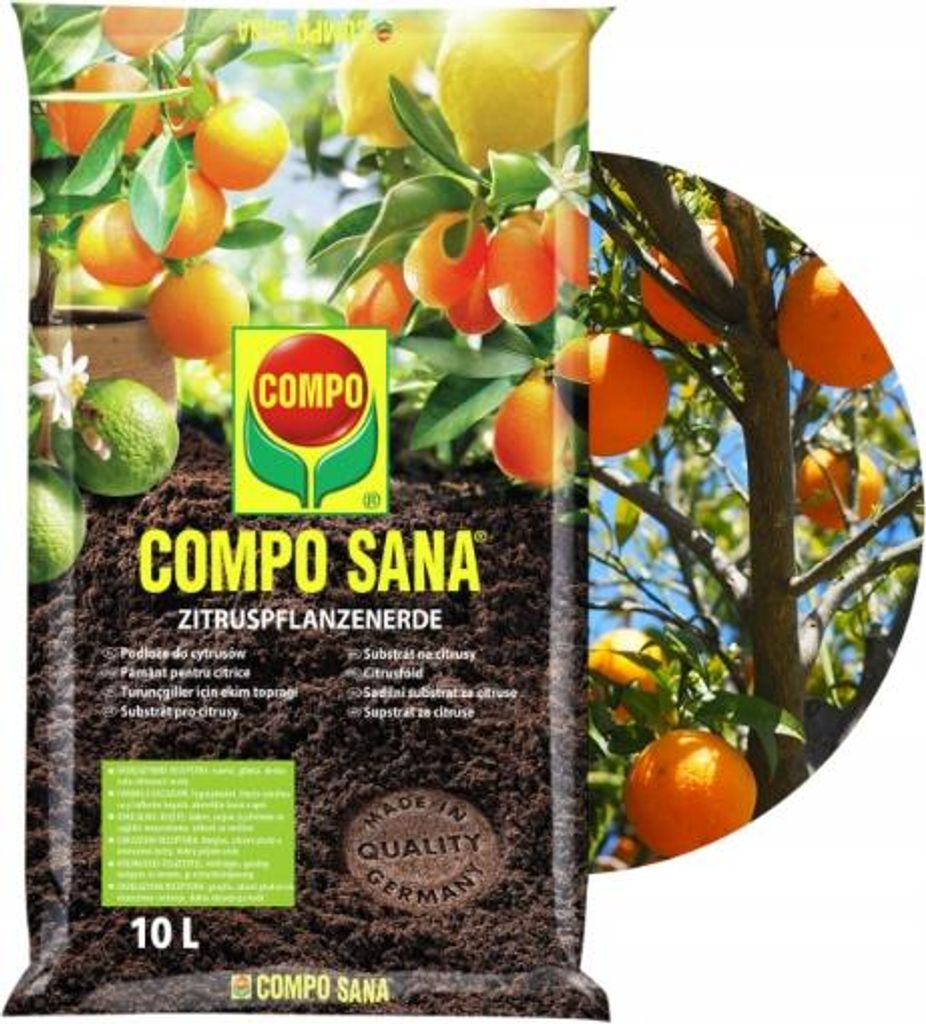 Citrus Erde - 10l - Hochwertige Qualität - Feuchtigkeitsregulierend - Nährstoffreich