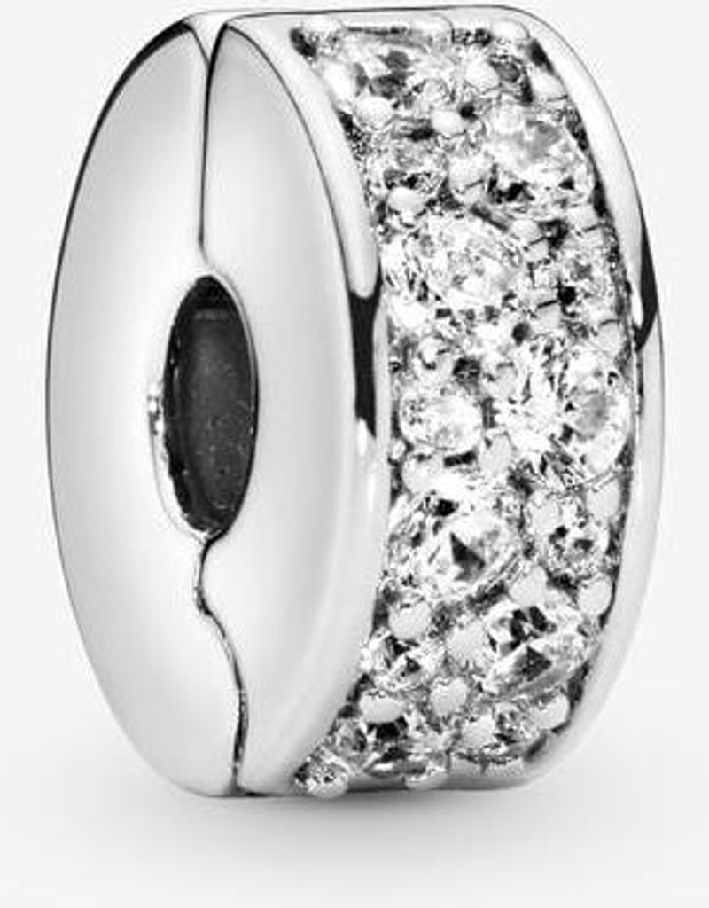 Pandora 791817CZ Charm Clip Pavé-Glanz Sterling Silber Produktbild 