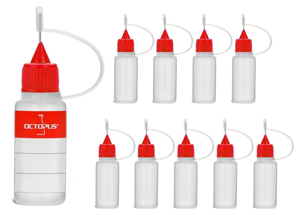 10 Plastikflaschen 10 ml aus LDPE, G14, Tropfverschluss mit Produktbild 