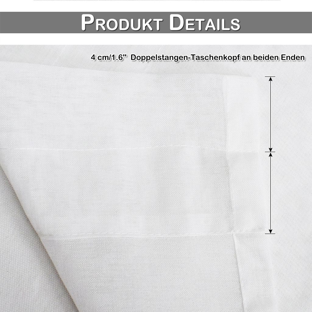 Türvorhang Fenster Insektenschutz Voile Einfacher Stil Produktbild 5