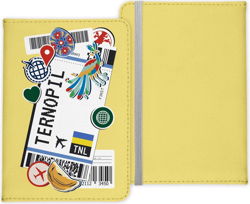 22Feels Ternopil Souvenir Reisepasshülle Organizer Reisen Gadgets Ukraine Urlaub Kunst-Leder Etui Cover Frauen Männer Kinder