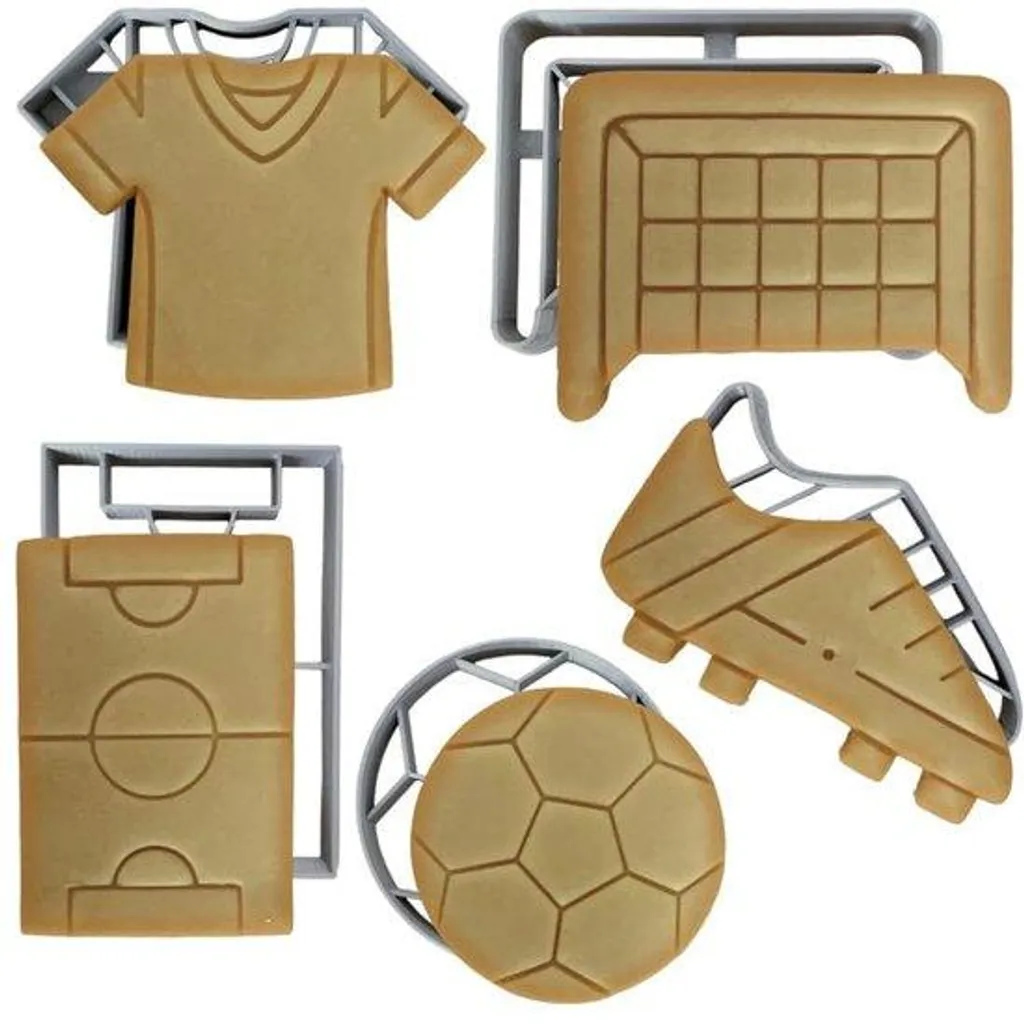 Kit emporte-pièce Maillot de Foot en inox pour pâtisserie créative Sport