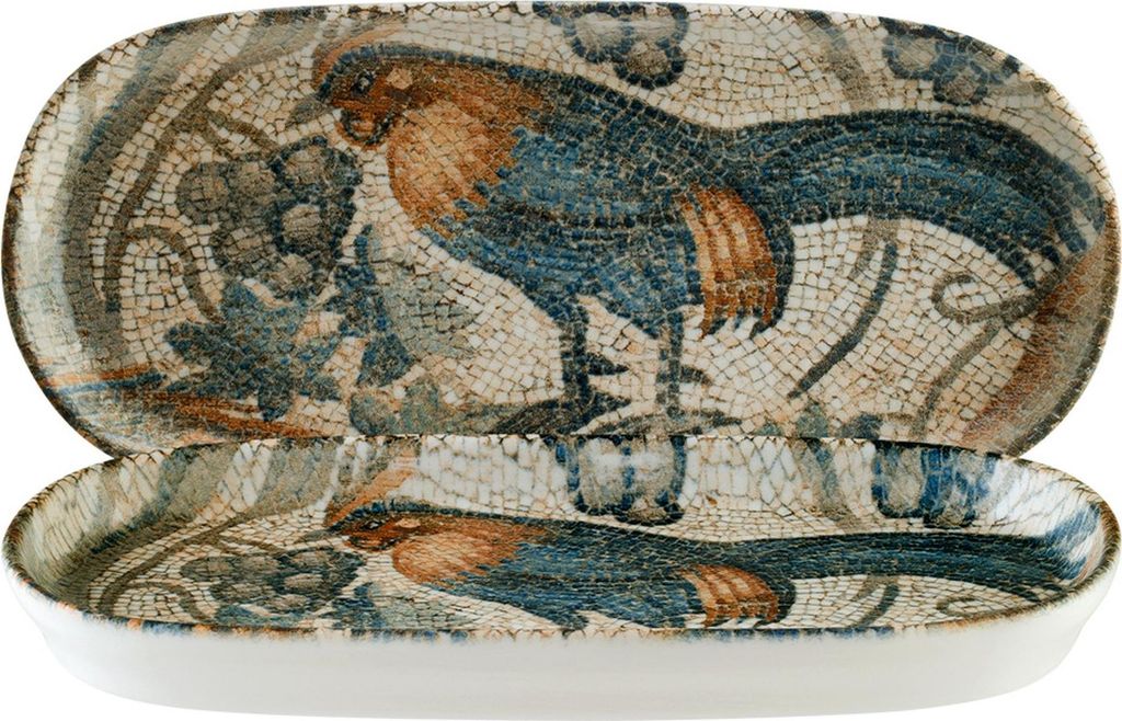 Mesopotamia Bandeja Hygge Platte tief oval 21x10cm - 12 Stück