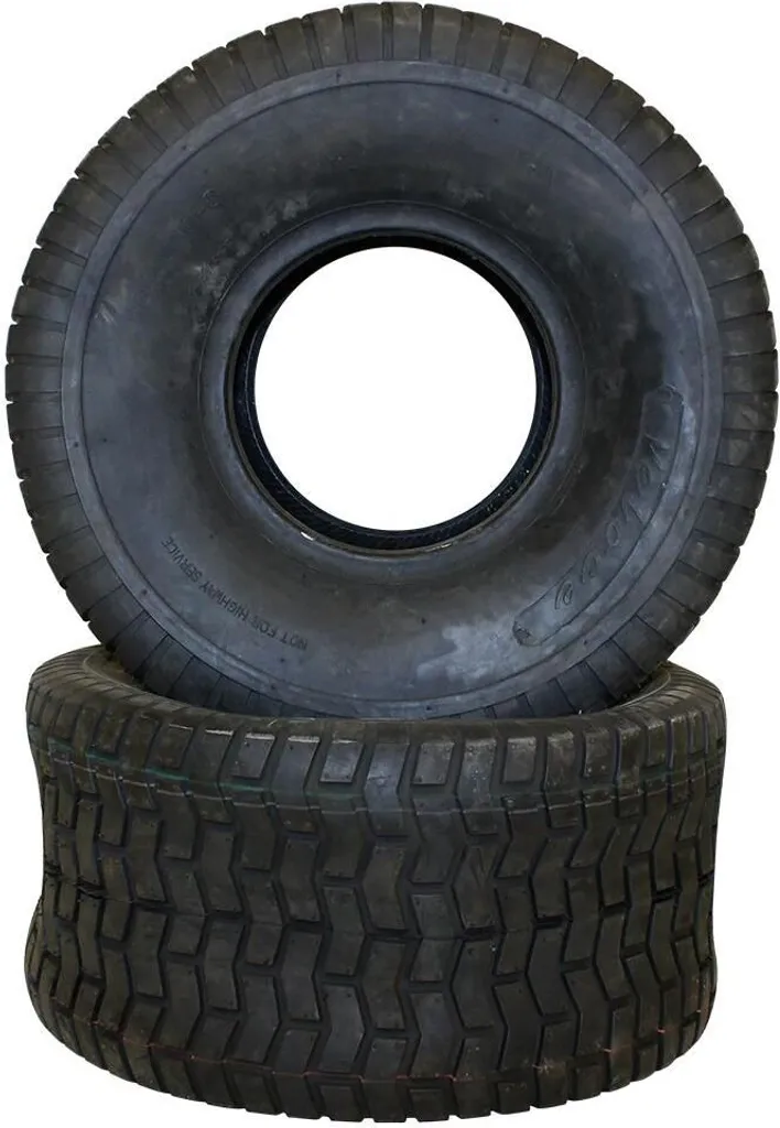 Kit 2 Ruote 20x10.0-8 per Trattorino Tosaerba - Gomme Nuove Tubeless