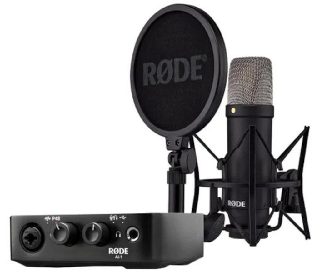 Rode RODE NT1 Signature Black + AI-1 Studio Kit MK2 - Productafbeelding 