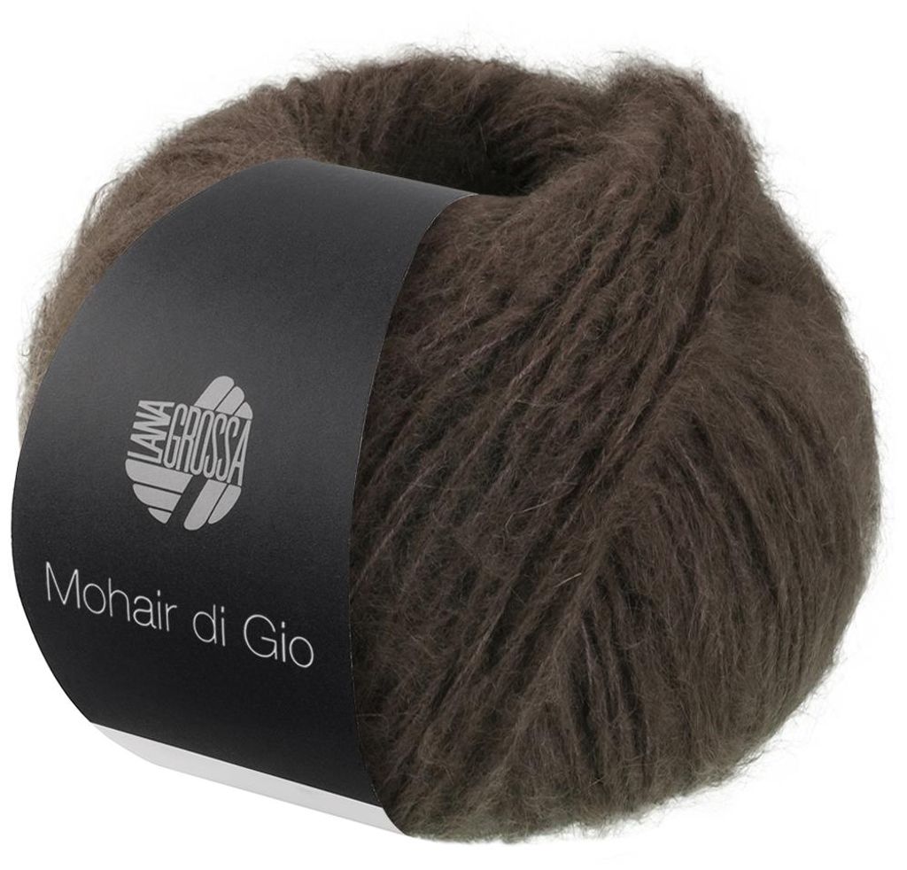 Lana Grossa - Mohair di Gio 0007 graubraun Produktbild 