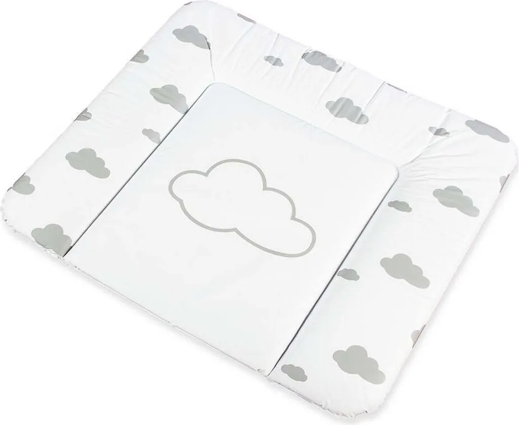 Matelas langer bébé hypoallergénique Rootz gris lavable 85 cm x 74 cm