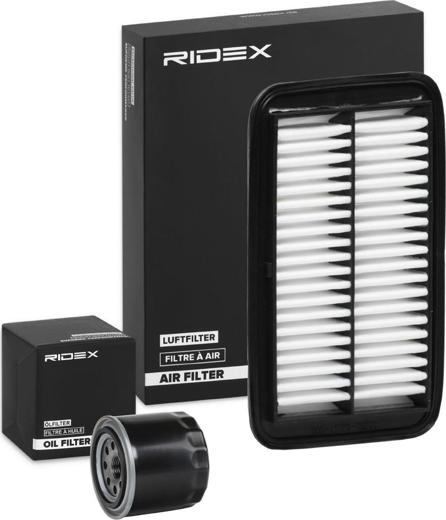 RIDEX Filterset Inspektionspaket Filtersatz für NISSAN PIXO (UA0) für SUZUKI Alto (GF)