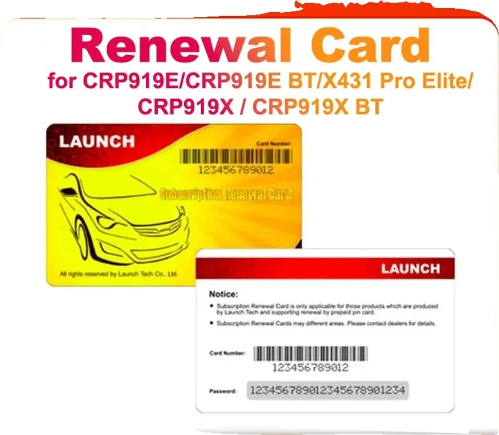 Maintenance annuelle LAUNCH pour diagnostic automobile complet et récent