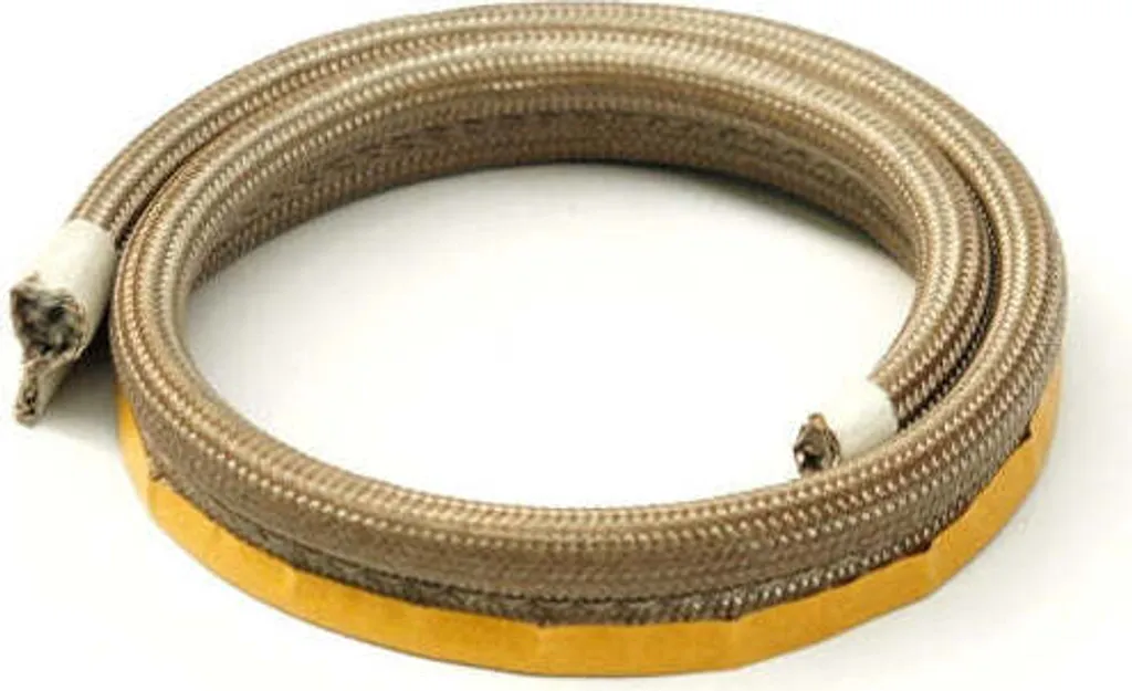 Guarnizione Schmid 18x8mm Beige Autoadesiva 4m per Camino e Stufa