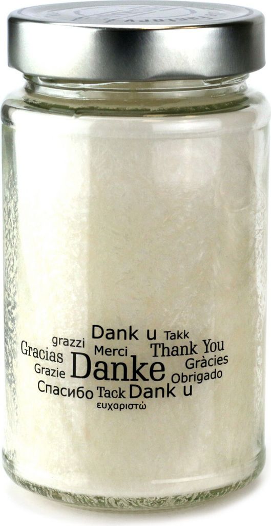 Pure-line Duftkerze groß von Candle Factory im Glas in tollen Farben und Düften Pure-line groß mit Duft: Pure Danke