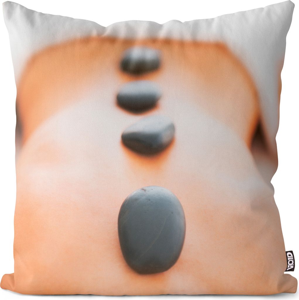 VOID Hot Stone Spa Massage Kissenbezug Kissenhülle Sofakissen Kissen Deko Outdoor-Kissen Dekokissen