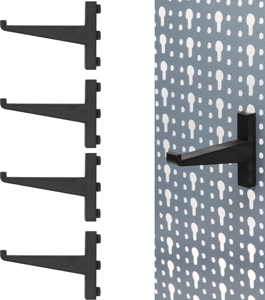 4x Haken für Küpper Lochwand Werkzeugwand Halter Universal Halterung Werkzeughalter