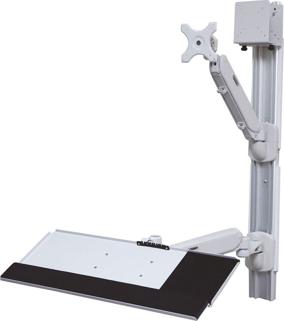 VALUE Arbeitsstation Wandmontage, Gasfeder, bis 15 kg