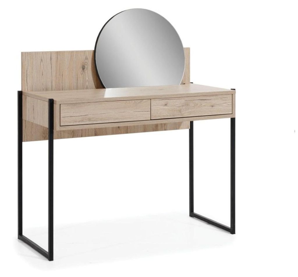 Schminktisch Beige Schlafzimmer Spiegel Möbel Design Elegantes Luxus Schön Neu