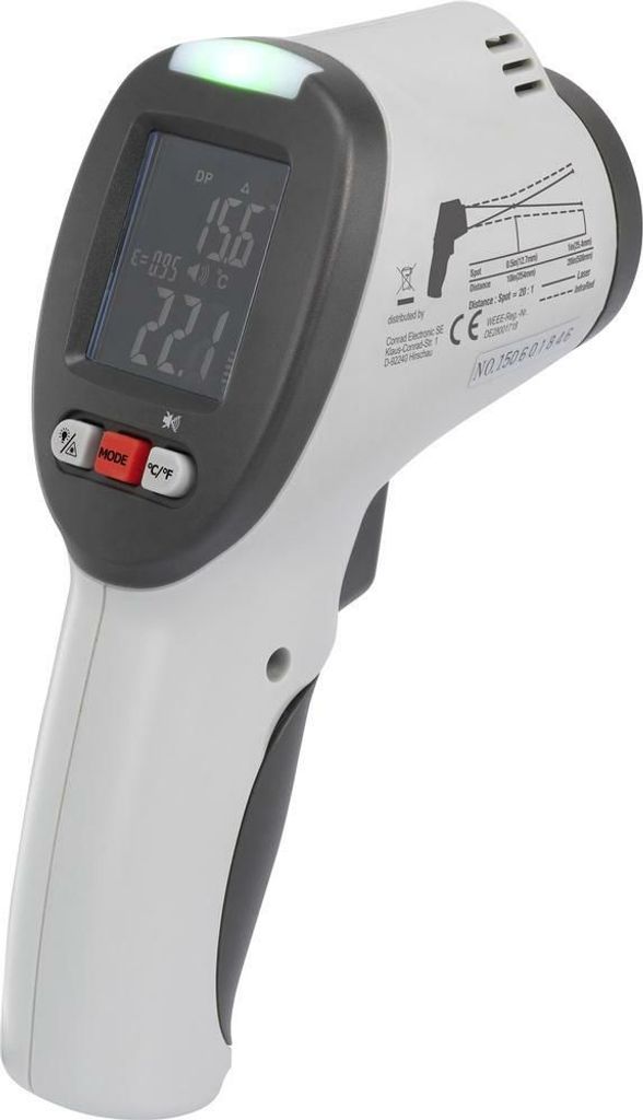 VOLTCRAFT IR-SCAN-350RH/2 Thermomètre infrarouge Optique Image du produit 