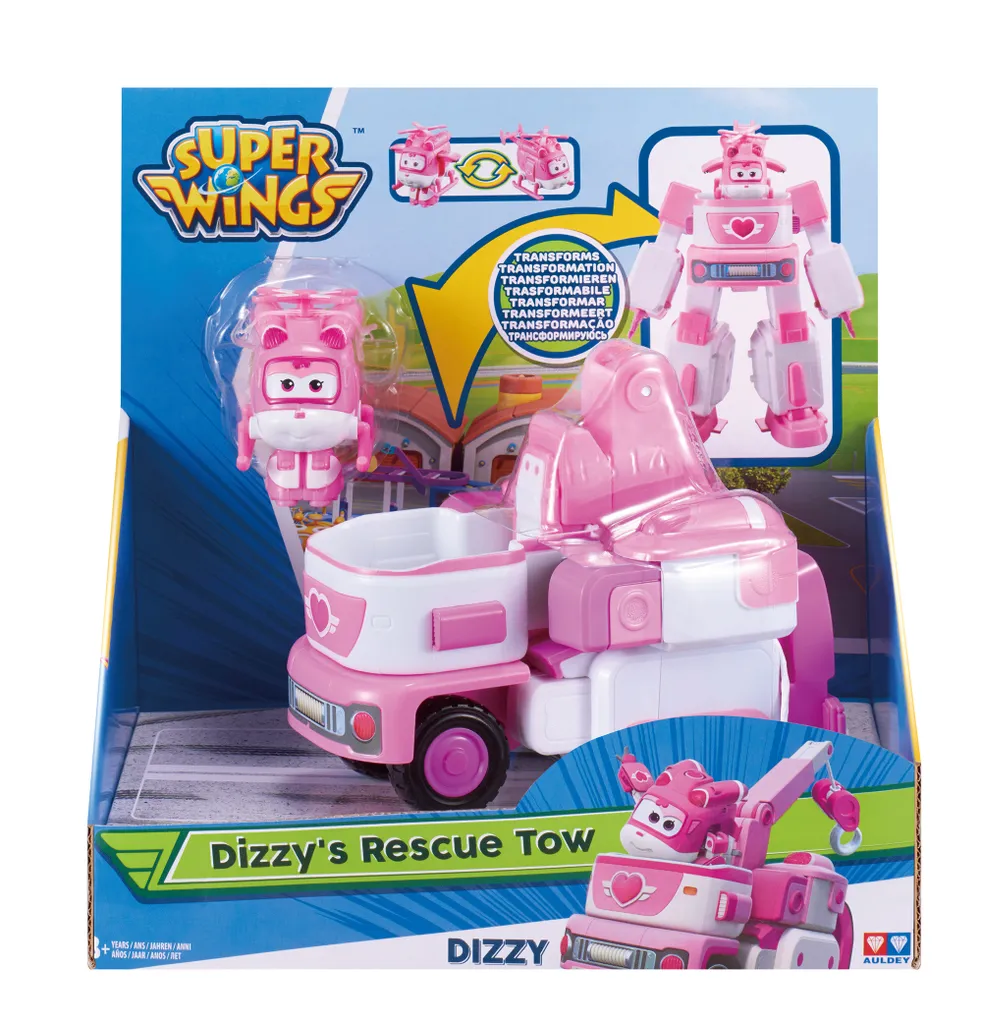 Robot Transformable Super Wings Dizzy Deluxe avec Sons et Lumières - 3