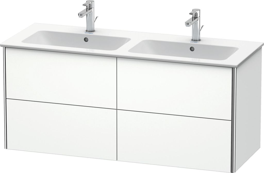 Duravit XSquare Waschtischunterbau wandhängend, 4 Schubkästen, 1280x560x478mm, XS417501818