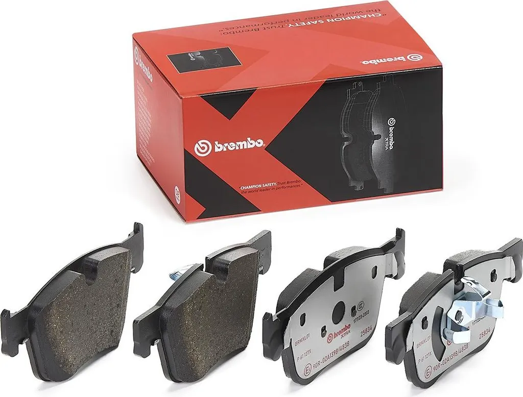 Plaquettes Brembo P 61 127X avec traitement thermique anti-bruit
