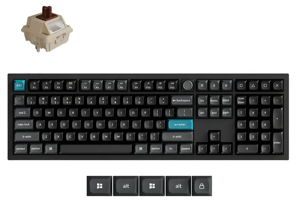 Fini la Latence avec le Clavier Keychron Q6 Ultra 8K Sans Fil Silk Brown