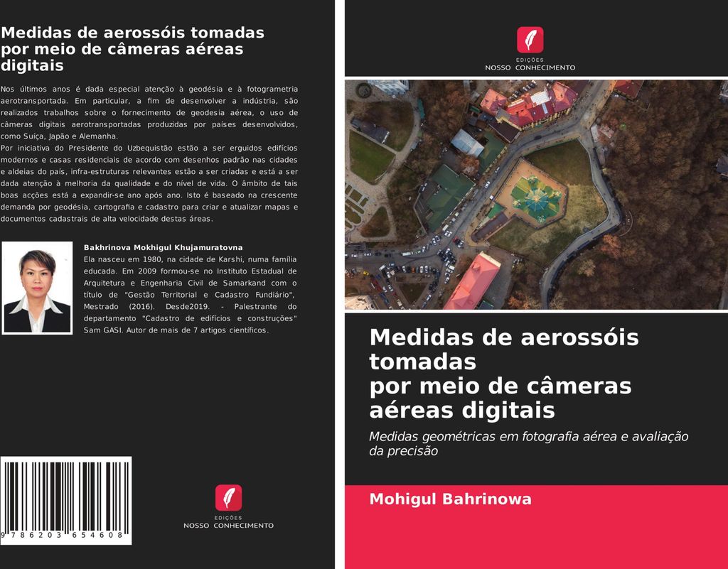 Medidas de aerossóis tomadas por meio de câmeras aéreas digitais