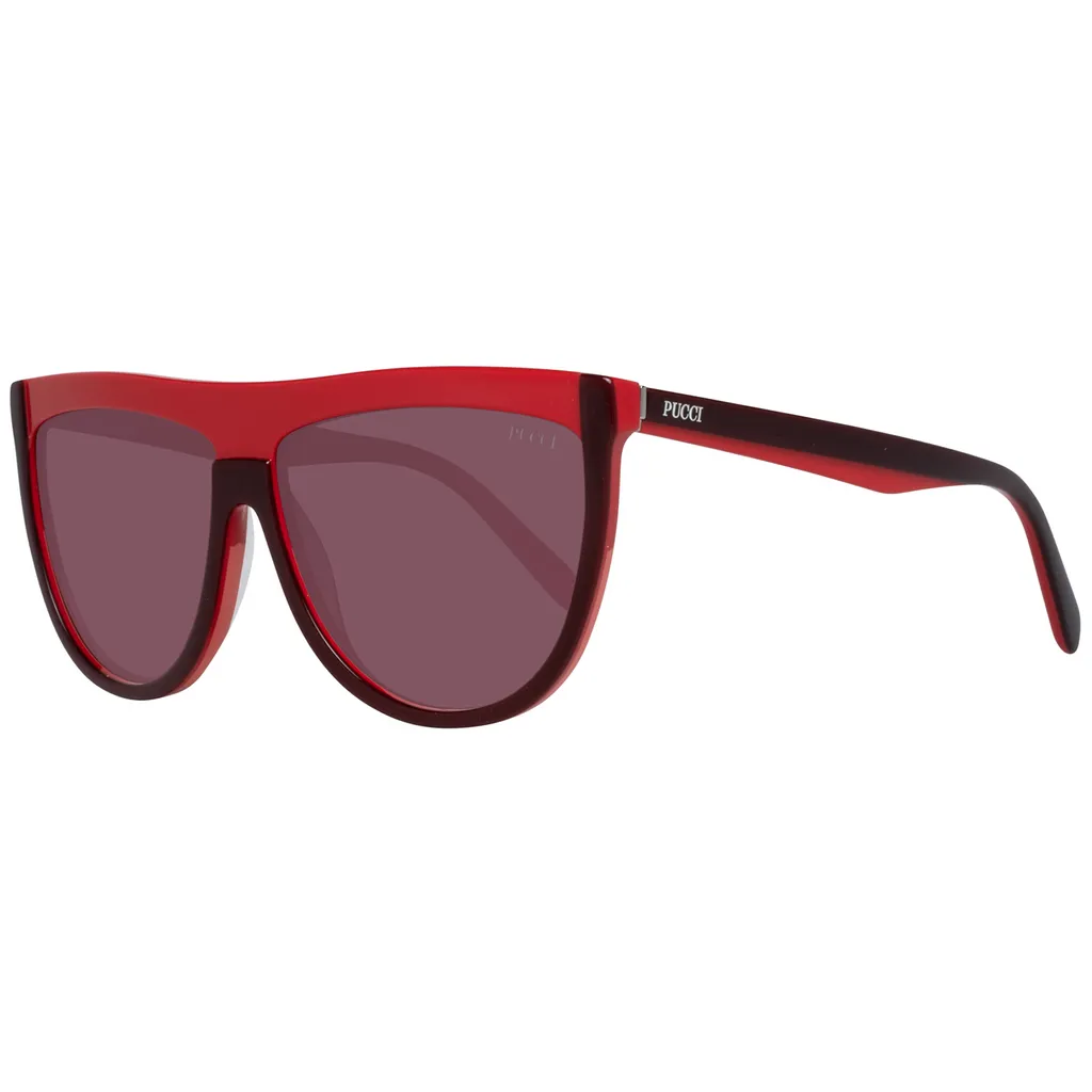 Lunettes de soleil Emilio Pucci EP0087 6071F Bordeaux et Doré pour Femme