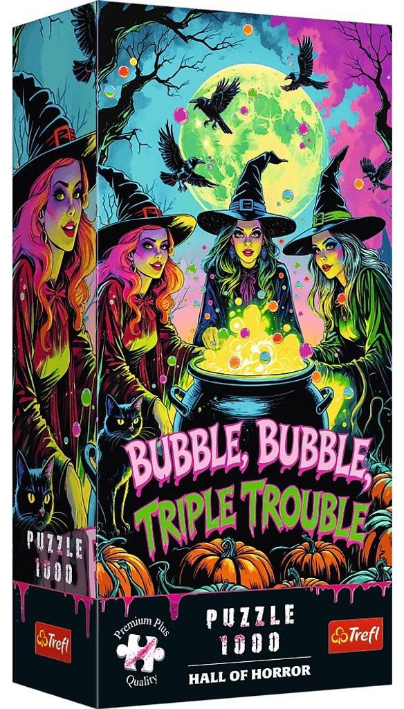 TREFL Puzzle Premium Plus, Sala del Horror: Bruja, 1000 Imagen del producto 