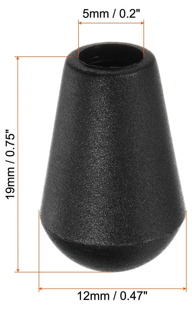 50 Stš¹ck Plastic Glocken Kordelenden Verschlusskappen Kordel Endstš¹cke Bell End Stopper Kordelendstš¹cke fš¹r Kordelzug Tasche Schnš¹re...