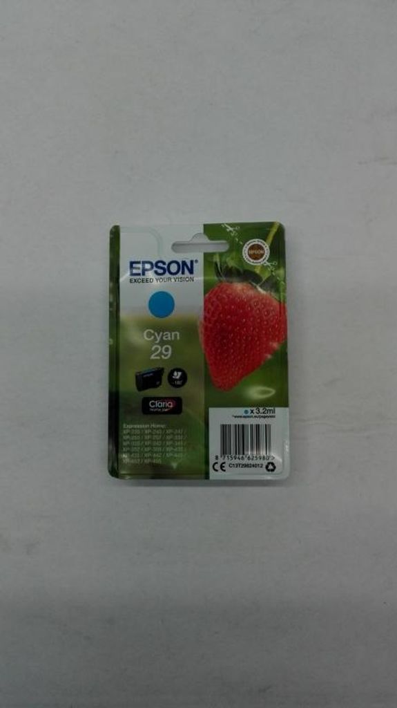 Epson Strawberry Singlepack Cyan 29 Claria Home Ink, Produktbild 